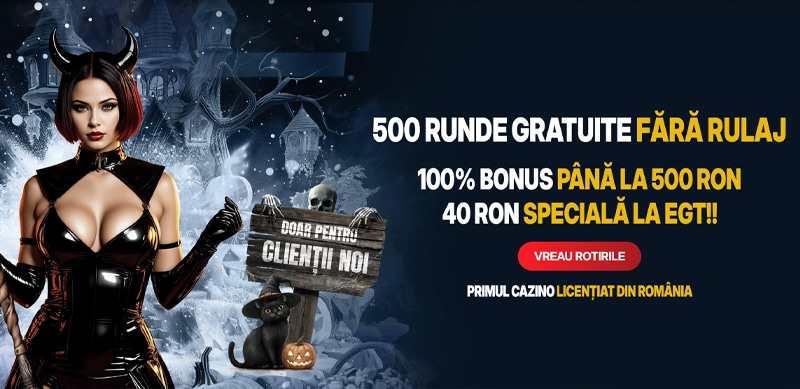 500 runde gratuite fara rulaj