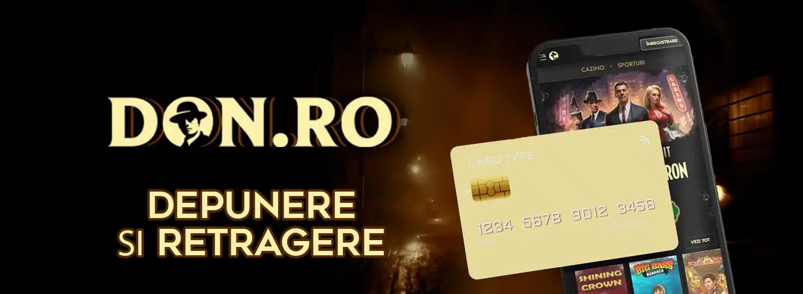 Depunere Don Casino și Retragere