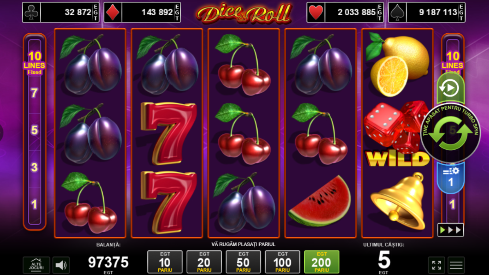 dice & roll demo