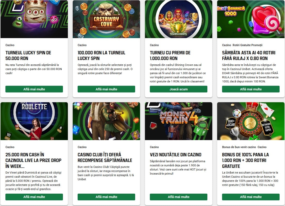 unibet promotii