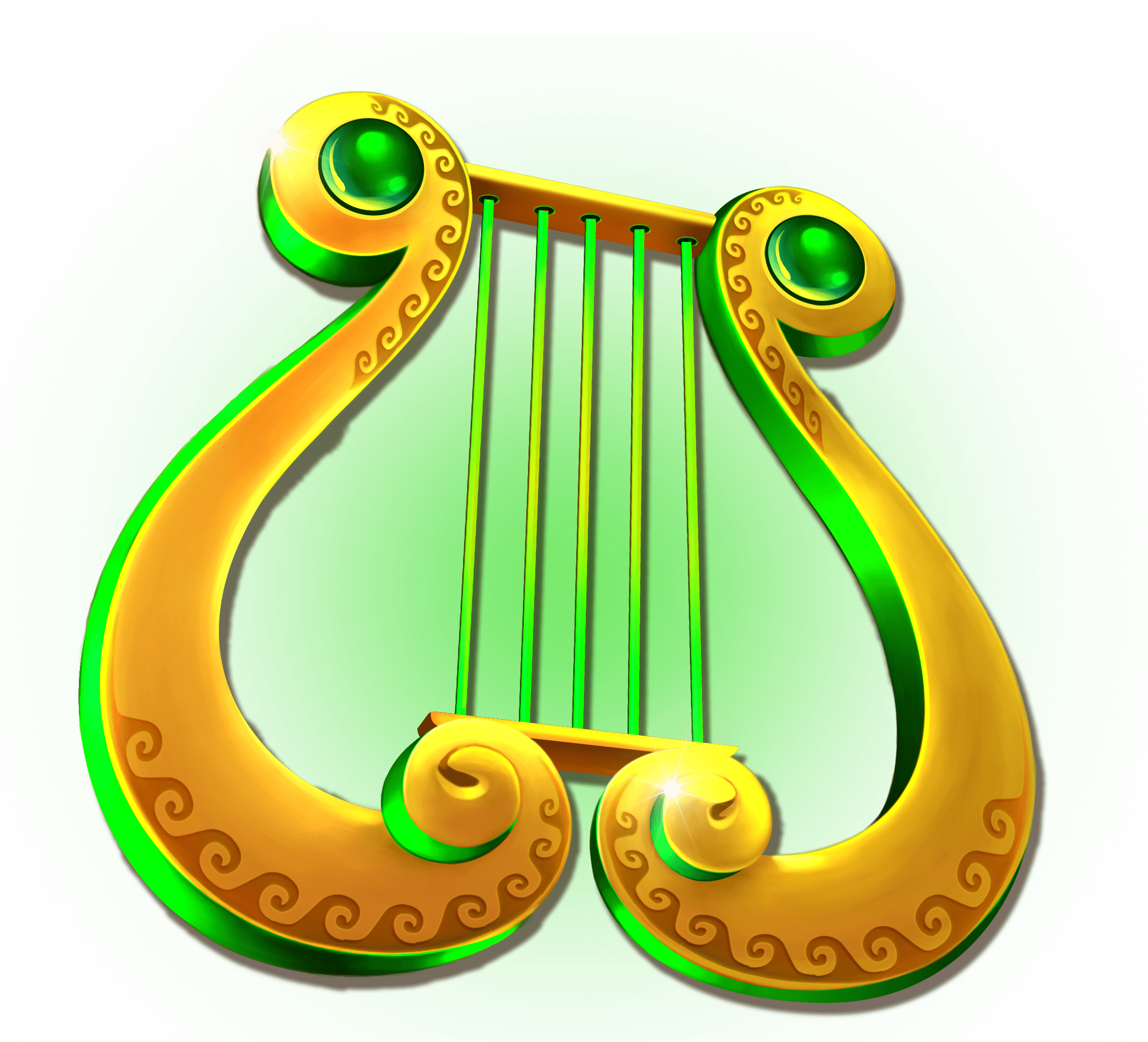 Slots symbol harp
