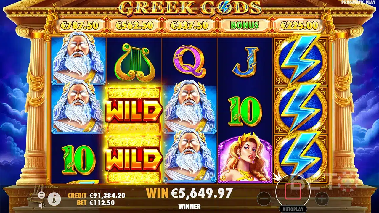 pragmatic play x greek gods