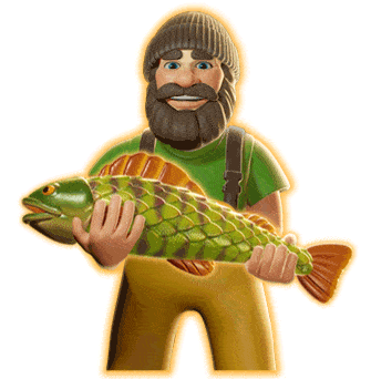 Big Bass Bonanza Game Art 335x342 Isolated Character Animated 1