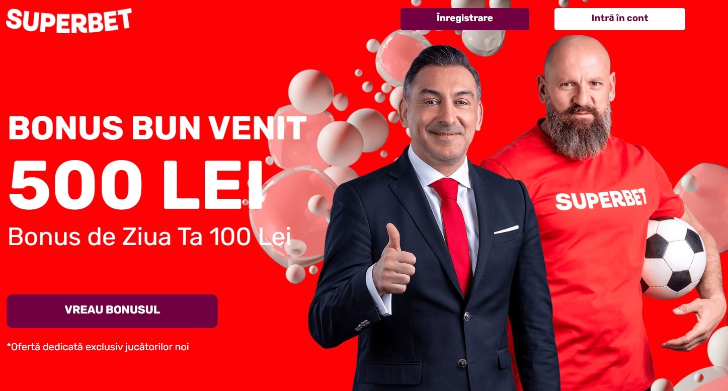 Superbet bonus de ziua ta
