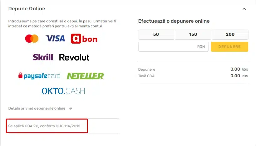 imagine comision depunere superbet imagine comision depunere superbet