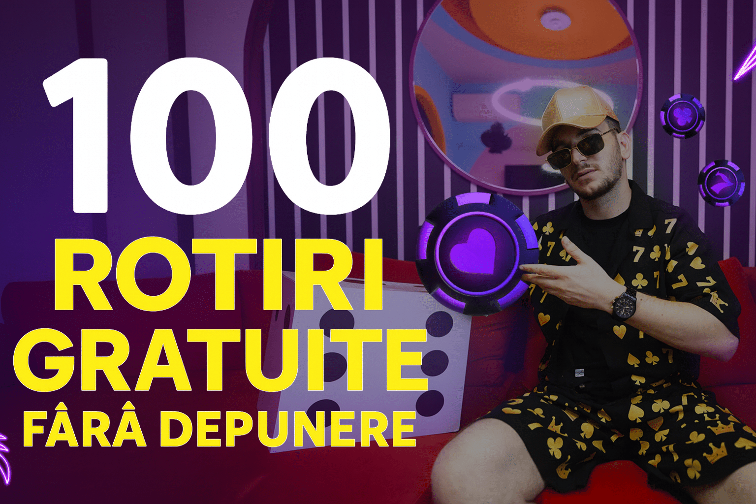 100 rotiri gratuite