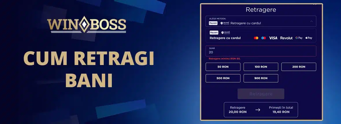 Cum retragi castigurile de pe Winboss Cum retragi castigurile de pe Winboss
