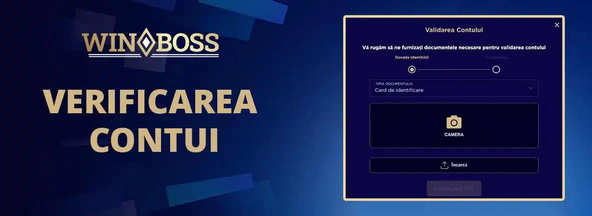 VERIFICAREA CONTUI winboss VERIFICAREA CONTUI winboss