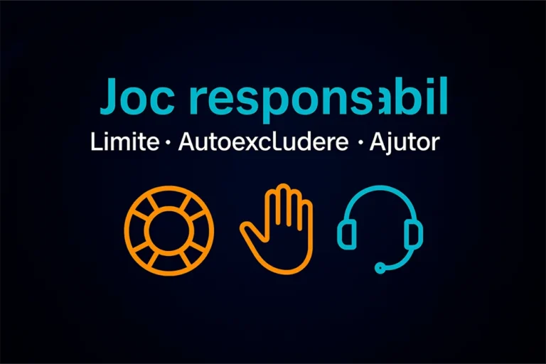 joc responsabil cazinou, limite joc, autoexcludere
